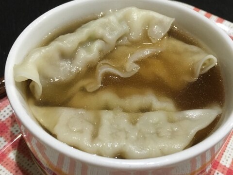 餃子で☆簡単スープ